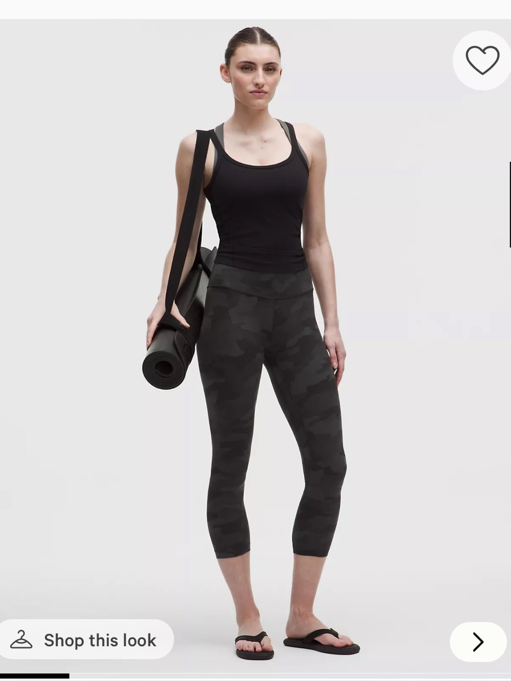 **NEW W/O TAGS** Lululemon Align 23 inch- Heritage Coal Camo